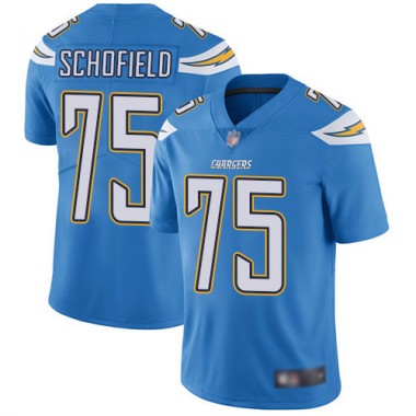 Los Angeles Chargers NFL Football Michael Schofield Electric Blue Jersey Men Limited #75 Alternate Vapor Untouchable